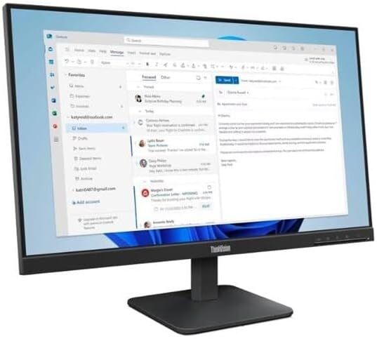 Lenovo ThinkVision 23.8'' 64B5KAT1TK 4 ms 100 Hz Full HD IPS Monitör