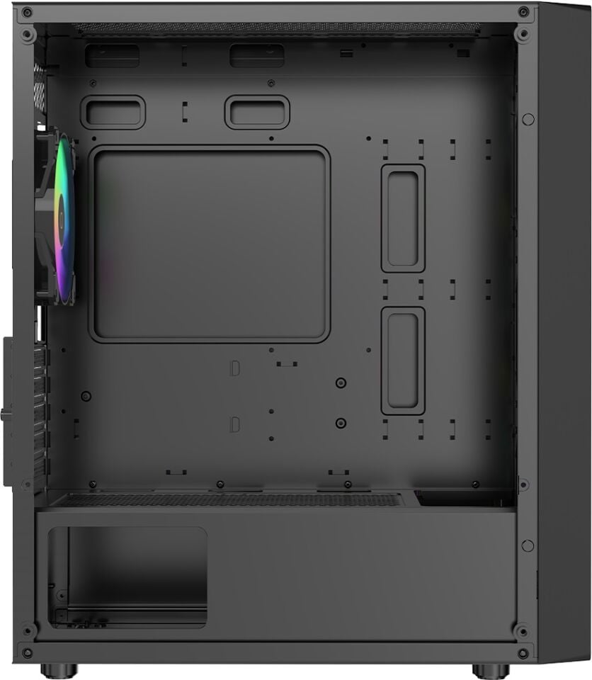 Ocypus Gamma C50 Siyah ARGB Tempered Glass Gamma P650 650W 80+ White USB 3.0 mATX Mini Tower Kasa