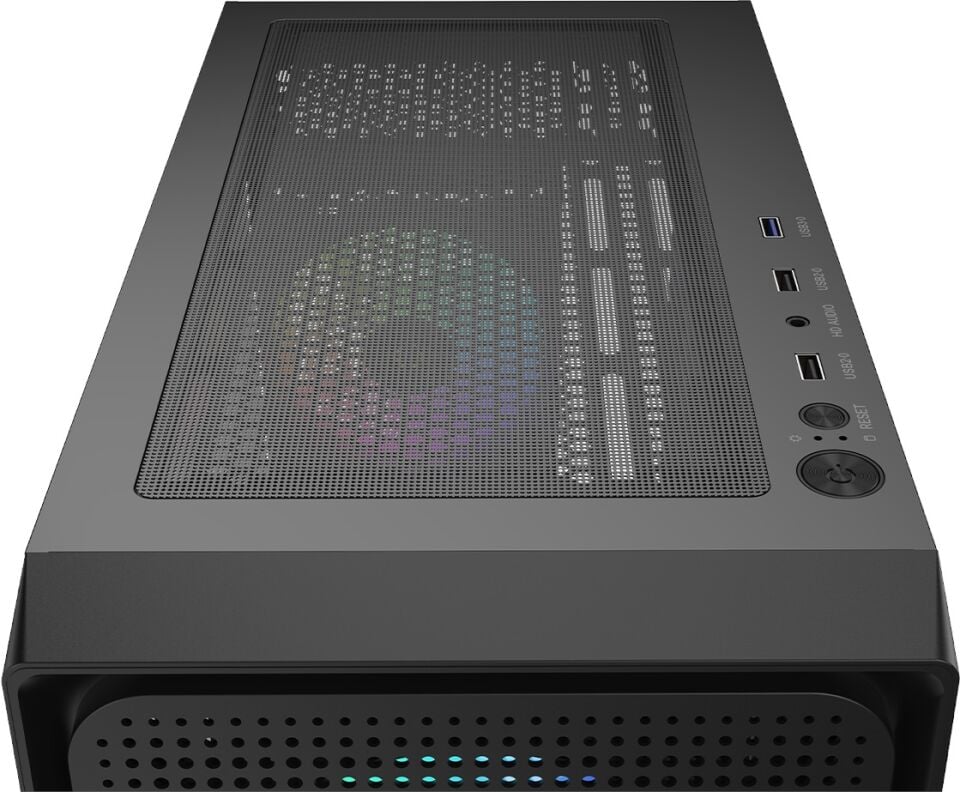 Ocypus Gamma C50 Siyah ARGB Tempered Glass Gamma P650 650W 80+ White USB 3.0 mATX Mini Tower Kasa