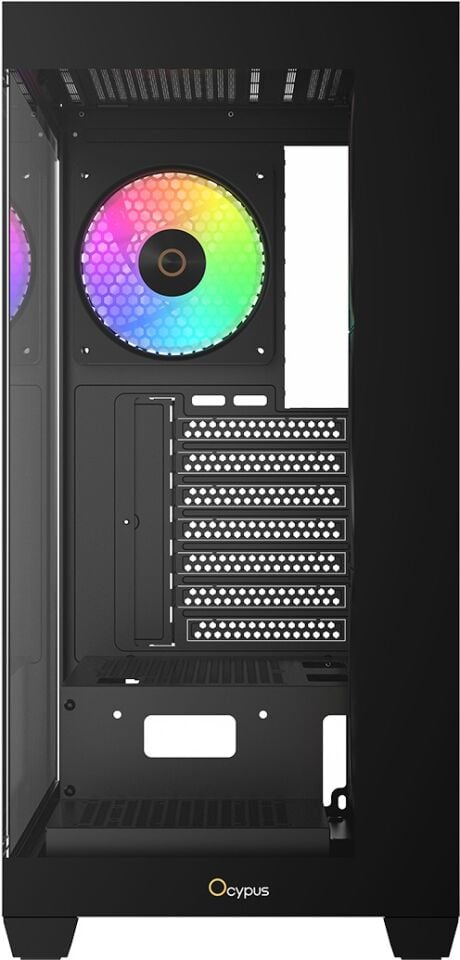 Ocypus Gamma C72 Siyah ARGB Tempered Glass Delta P850 850W 80+ Bronze ATX 3.1 USB 3.0 ATX Mid Tower