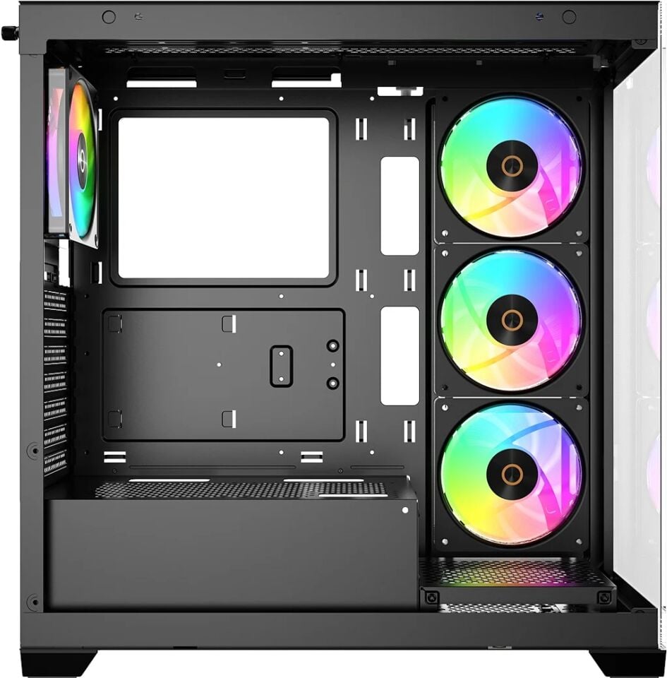 Ocypus Gamma C72 Siyah ARGB Tempered Glass Delta P850 850W 80+ Bronze ATX 3.1 USB 3.0 ATX Mid Tower