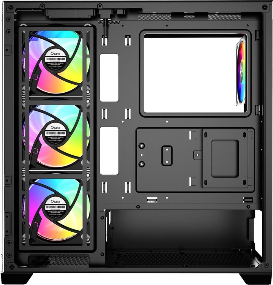Ocypus Gamma C72 Siyah ARGB Tempered Glass Delta P850 850W 80+ Bronze ATX 3.1 USB 3.0 ATX Mid Tower