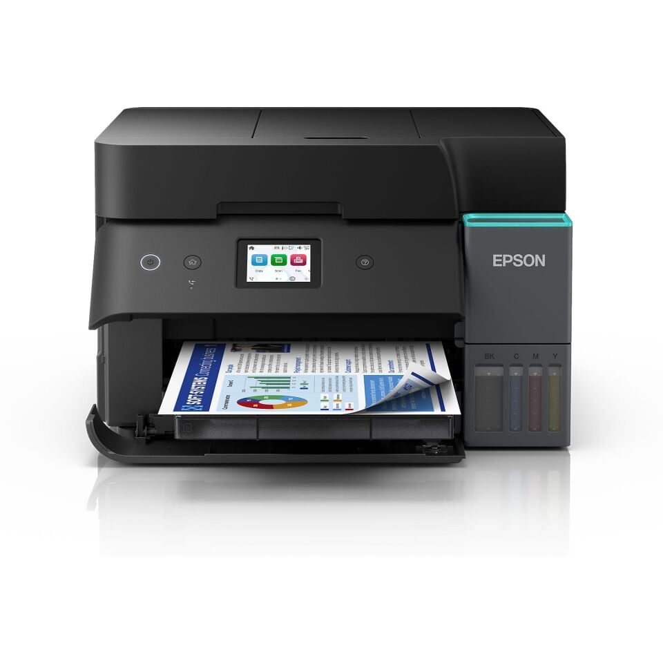 EPSON EcoTank L6390 Fotokopi+Tarayıcı+Faks+Wi-Fi Mürekkep Tanklı Yazıcı Siyah