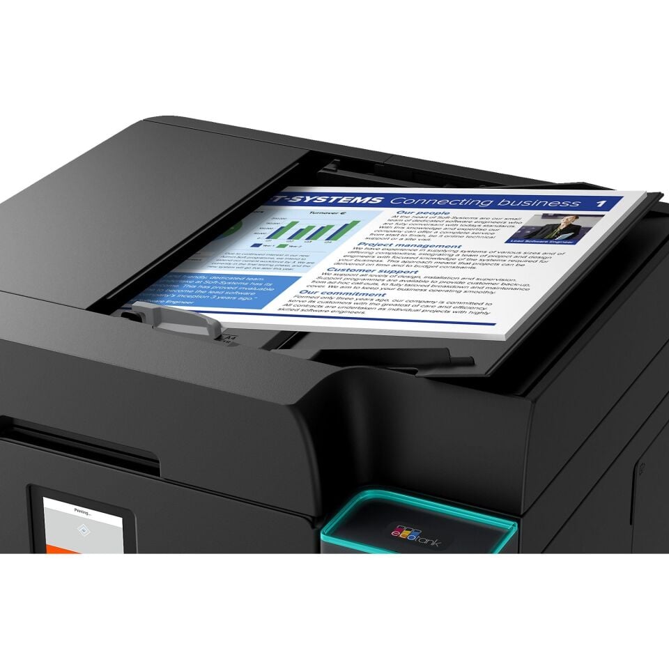 EPSON EcoTank L6390 Fotokopi+Tarayıcı+Faks+Wi-Fi Mürekkep Tanklı Yazıcı Siyah
