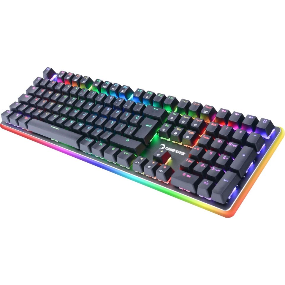 GamePower Saber RGB Mekanik Kırmızı Switch Klavye