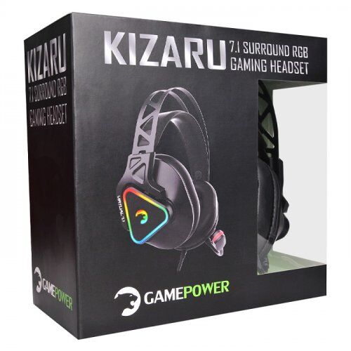 GamePower Kizaru Siyah 7.1 Surround RGB Gaming Kulaklık