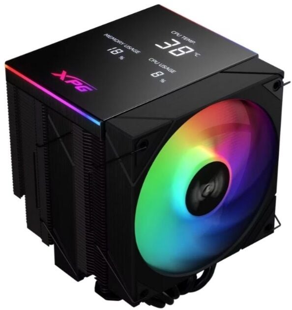 XPG Black ARGB 120 mm Intel(1700p/1851p)-AMD Uyumlu Hava Soğutucu MAESTROPLUS62DA-BKCWW