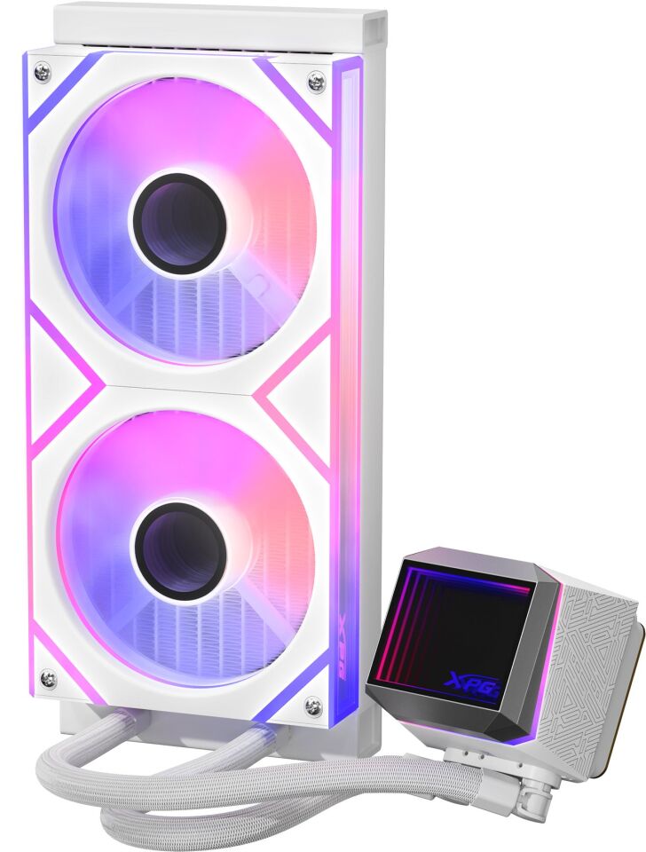 XPG White ARGB 240 mm Intel(1700p/1851p)-AMD Uyumlu Sıvı Soğutucu LEVANTEII240-WHCWW