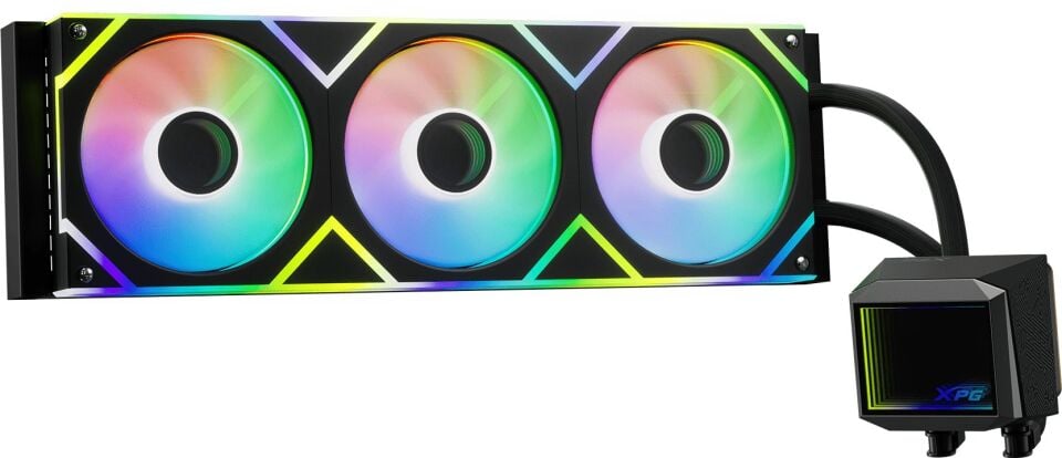 XPG Black ARGB 360 mm Intel(1700p/1851p)-AMD Uyumlu Sıvı Soğutucu LEVANTEII360-BKCWW