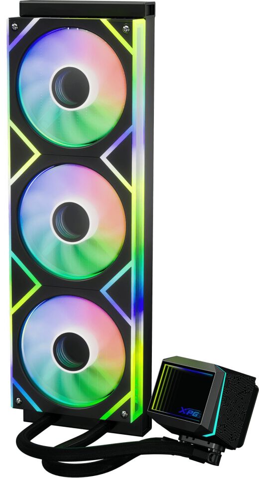 XPG Black ARGB 360 mm Intel(1700p/1851p)-AMD Uyumlu Sıvı Soğutucu LEVANTEII360-BKCWW