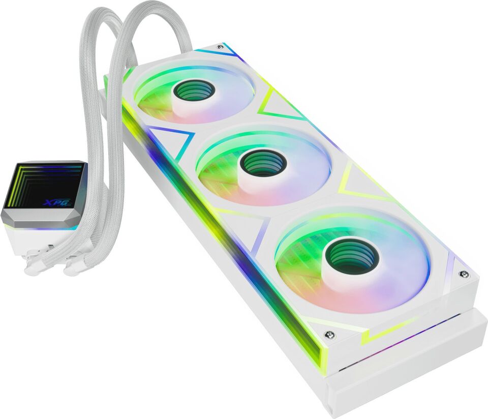 XPG White ARGB 360 mm Intel(1700p/1851p)-AMD Uyumlu Sıvı Soğutucu LEVANTEII360-WHCWW