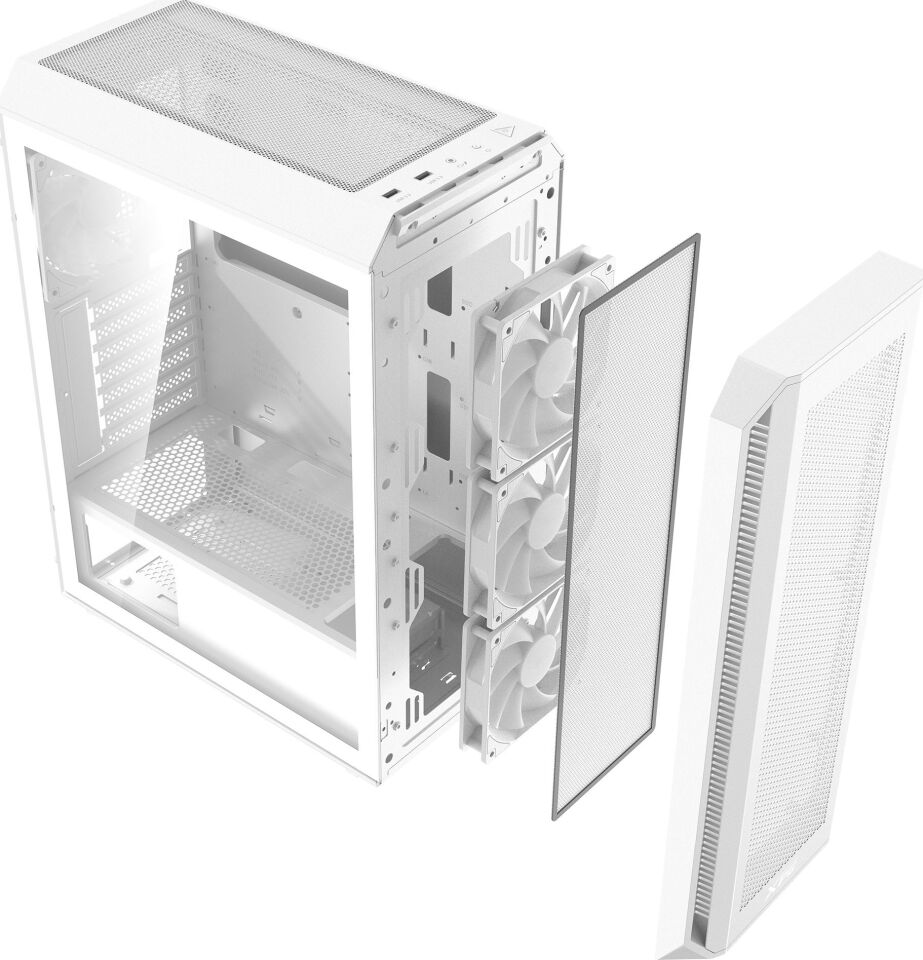XPG Tempered Glass ARGB White USB 3.2 ATX Mid Tower Kasa VALORAIRPLUSMTA-WHCWW