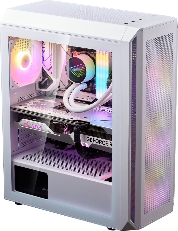 XPG Tempered Glass ARGB White USB 3.2 ATX Mid Tower Kasa VALORAIRPLUSMTA-WHCWW
