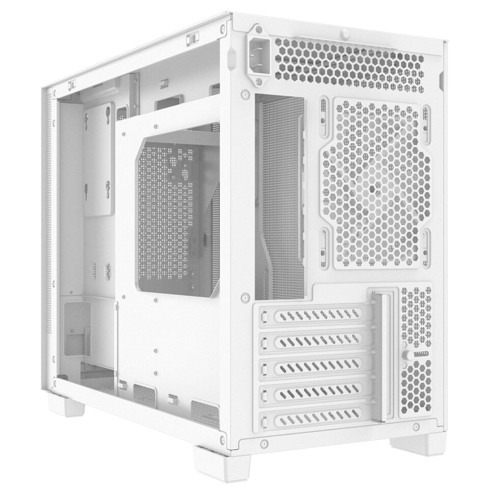 XPG ARGB USB 3.2 Beyaz Micro-ATX Mid-Tower Kasa VALORMESHNANOMAA-WHCWW