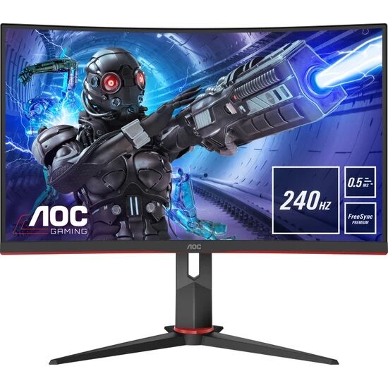 AOC C27G2ZU/BK 27 inc 240Hz 0.5 ms FreeSync FHD Curved Monitör (Ölü Pixel)