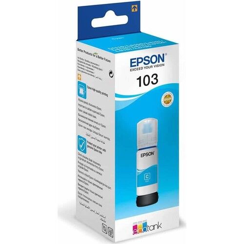 Epson Ecotank 103 Mavi Mürekkep C13T00S24A