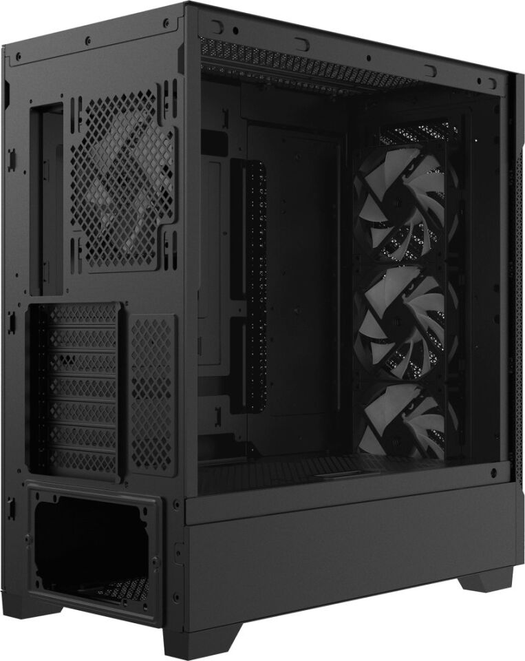 XPG Tempered Glass Siyah ARGB USB 3.2 E-ATX Mid-Tower Kasa STARKERAIRBTFMTA-BKCWW