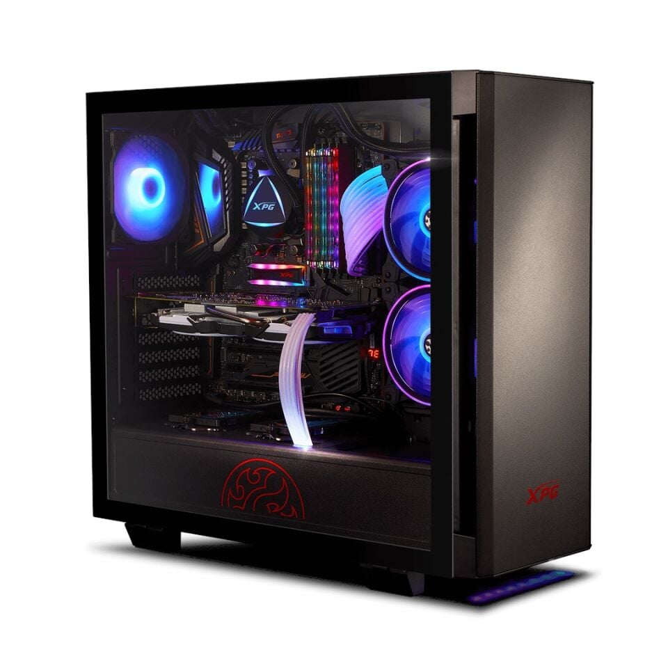 XPG Tempered Glass Siyah USB 3.0 ATX Mid Tower Kasa INVADER-BKCWW