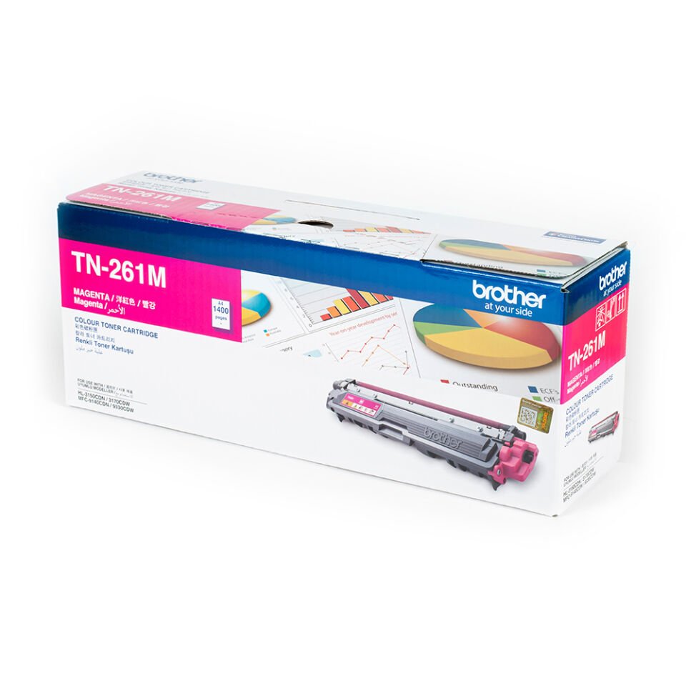 Brother TN-261M 1400 Sayfa Kapasiteli Kırmızı Toner