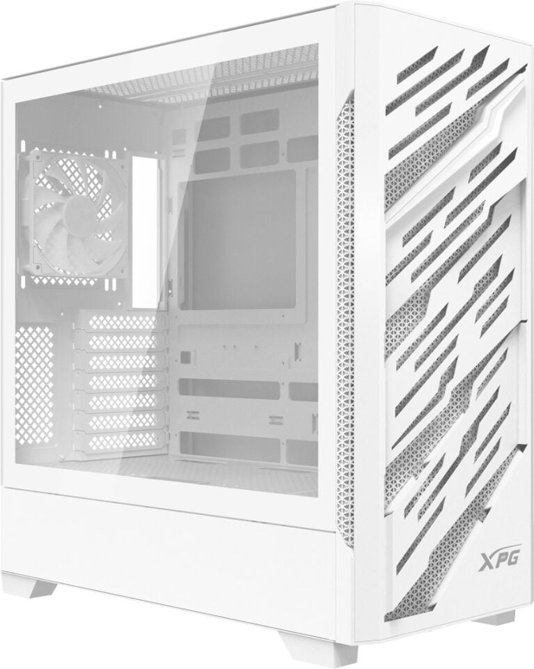 XPG Tempered Glass ARGB Beyaz USB 3.2 E-ATX Mid-Tower Kasa STARKERAIRBTFMTA-WHCWW