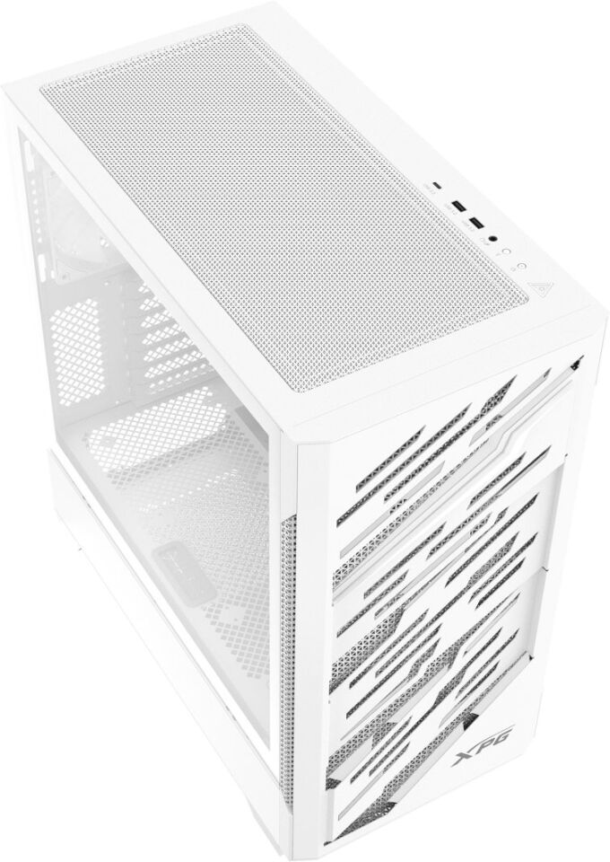 XPG Tempered Glass ARGB Beyaz USB 3.2 E-ATX Mid-Tower Kasa STARKERAIRBTFMTA-WHCWW