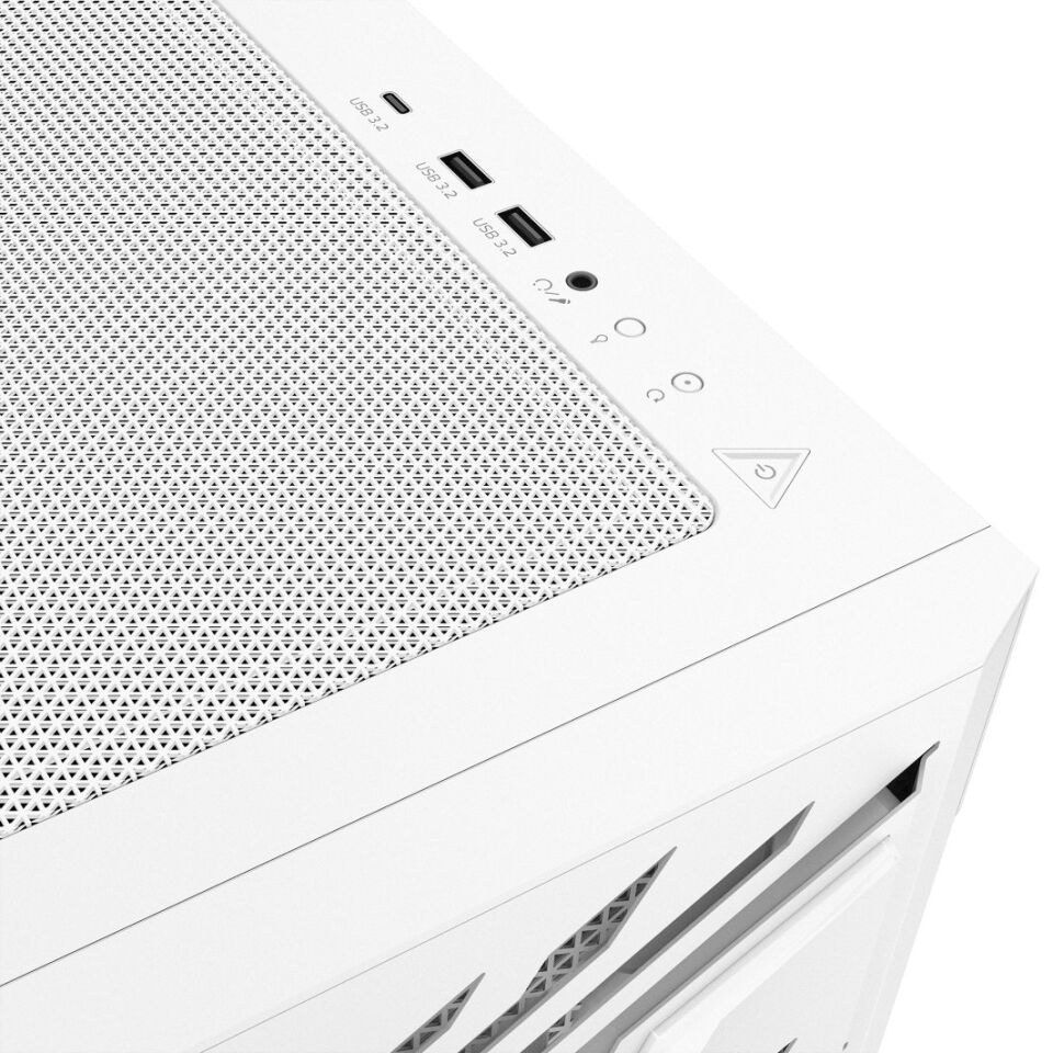 XPG Tempered Glass ARGB Beyaz USB 3.2 E-ATX Mid-Tower Kasa STARKERAIRBTFMTA-WHCWW