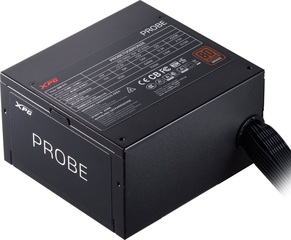 XPG 700W 80+ Bronze Power Supply PROBE700B-BKCEU