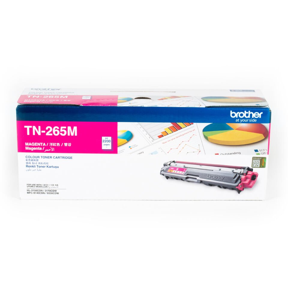 Brother TN-265M 2200 Sayfa Kapasiteli Kırmızı Toner