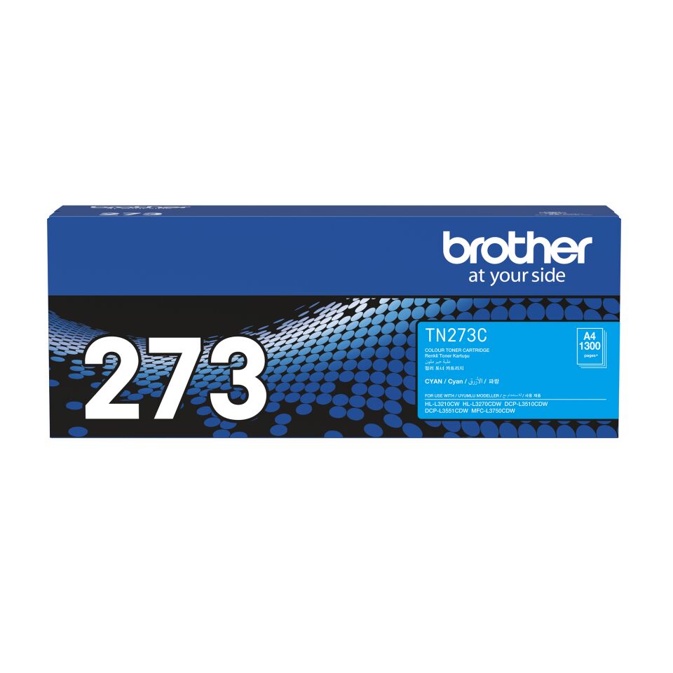 Brother TN-273C 1300 Sayfa Kapasiteli Mavi Toner
