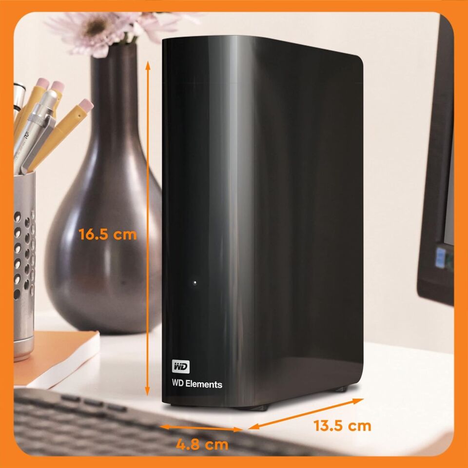 WD 8TB Elements 3.5'' USB 3.0 WDBWLG0080HBK-EESN Taşınabilir Disk