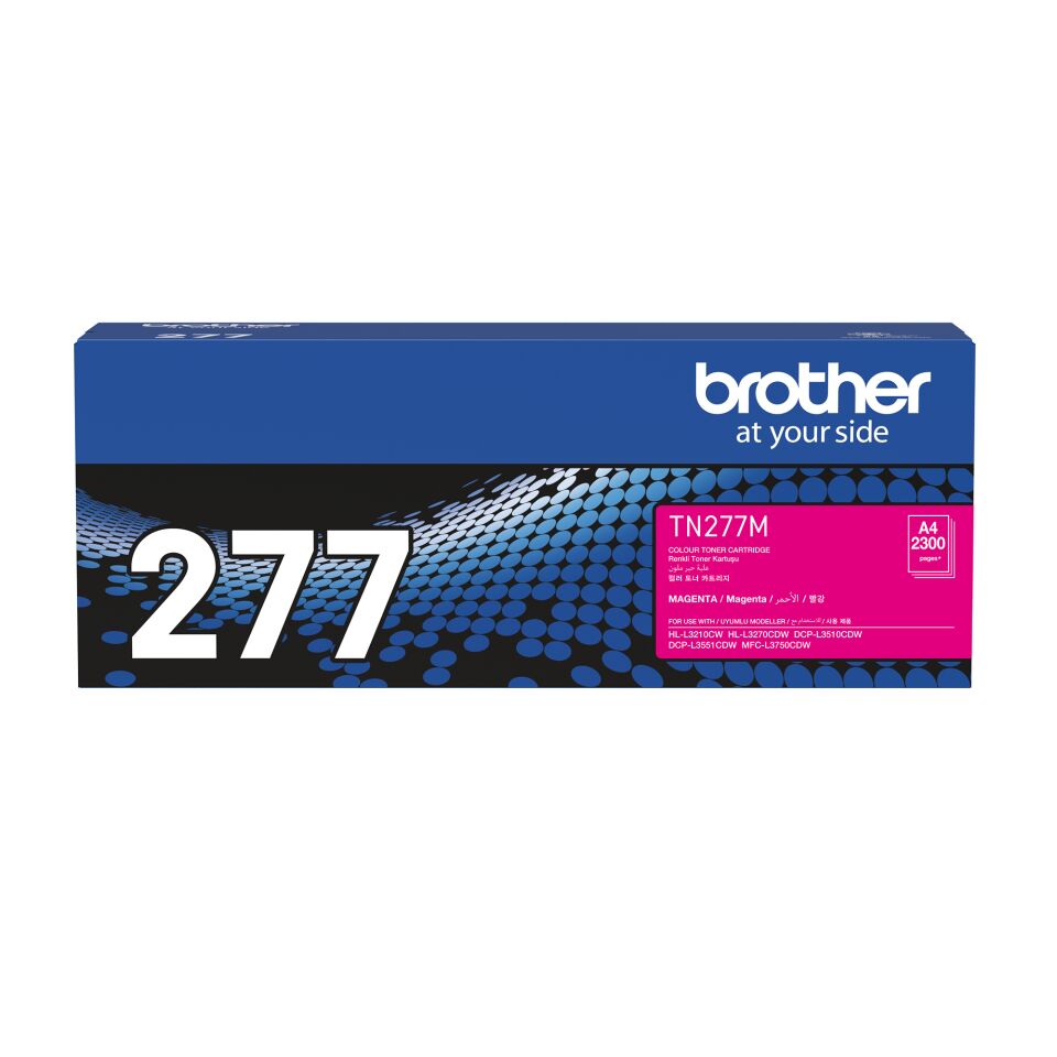 Brother TN-277M 2300 Sayfa Kapasiteli Kırmızı Toner