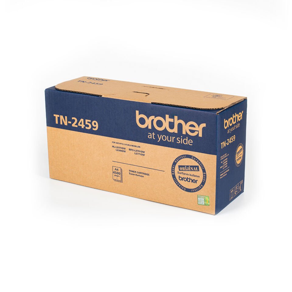 Brother TN-2459 4500 Sayfa Kapasiteli Siyah Toner