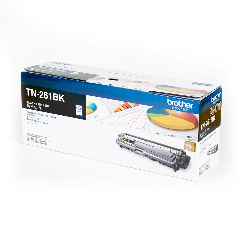 Brother TN-261BK 2500 Sayfa Kapasiteli Siyah Toner
