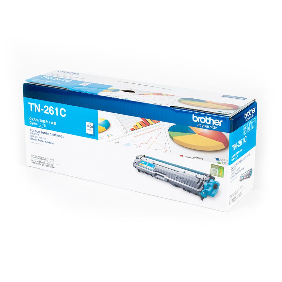 Brother TN-261C 1400 Sayfa Kapasiteli Mavi Toner