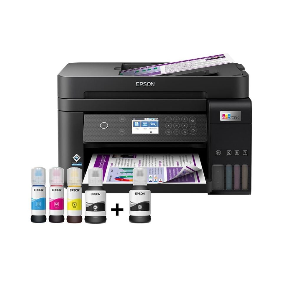 Epson EcoTank L6270 Wi-Fi + Tarayıcı + Fotokopi Renkli Çok Fonksiyonlu Tanklı Mürekkep Püskürtmeli Yazıcı