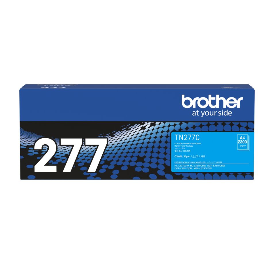 Brother TN-277C 2300 Sayfa Kapasiteli Mavi Toner