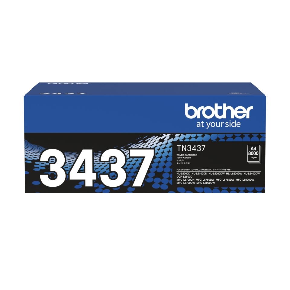 Brother TN-3437 8000 Sayfa Kapasiteli Siyah Toner