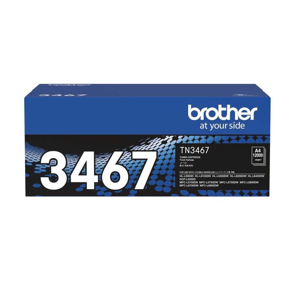 Brother TN-3467 12000 Sayfa Kapasiteli Siyah Toner