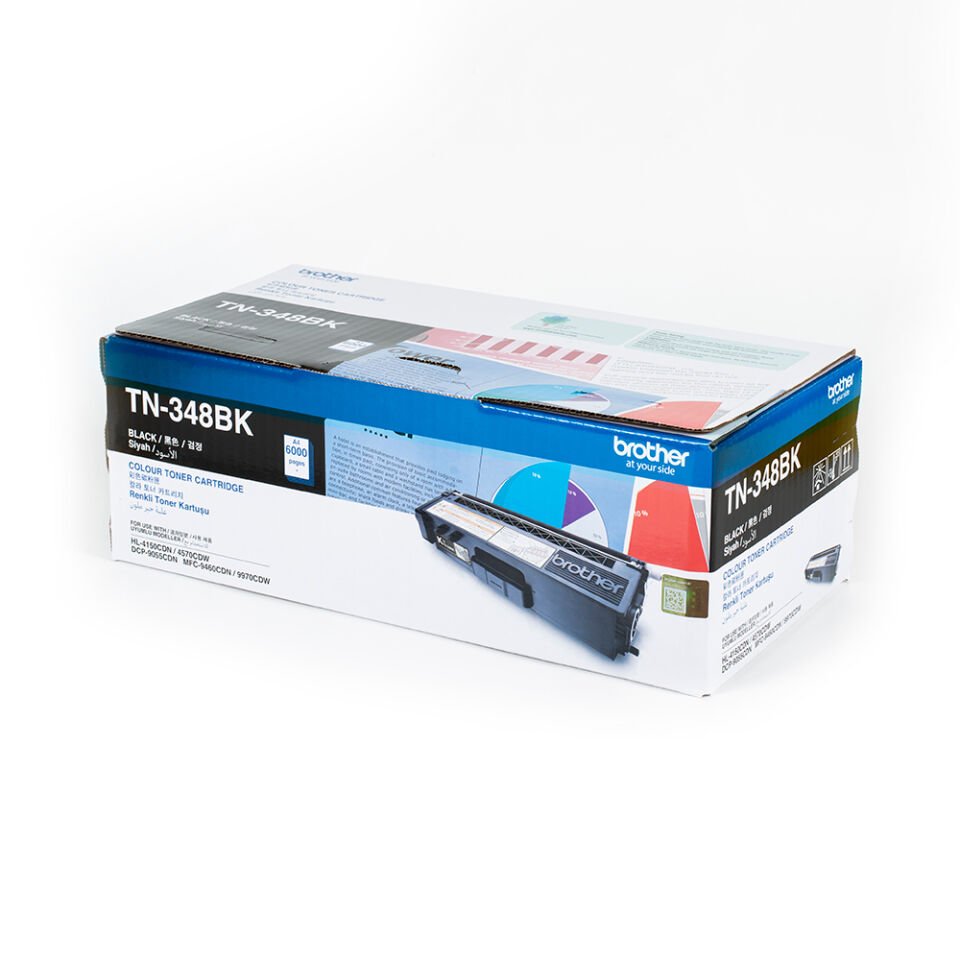 Brother TN-348BK 6000 Sayfa Kapasiteli Siyah Toner