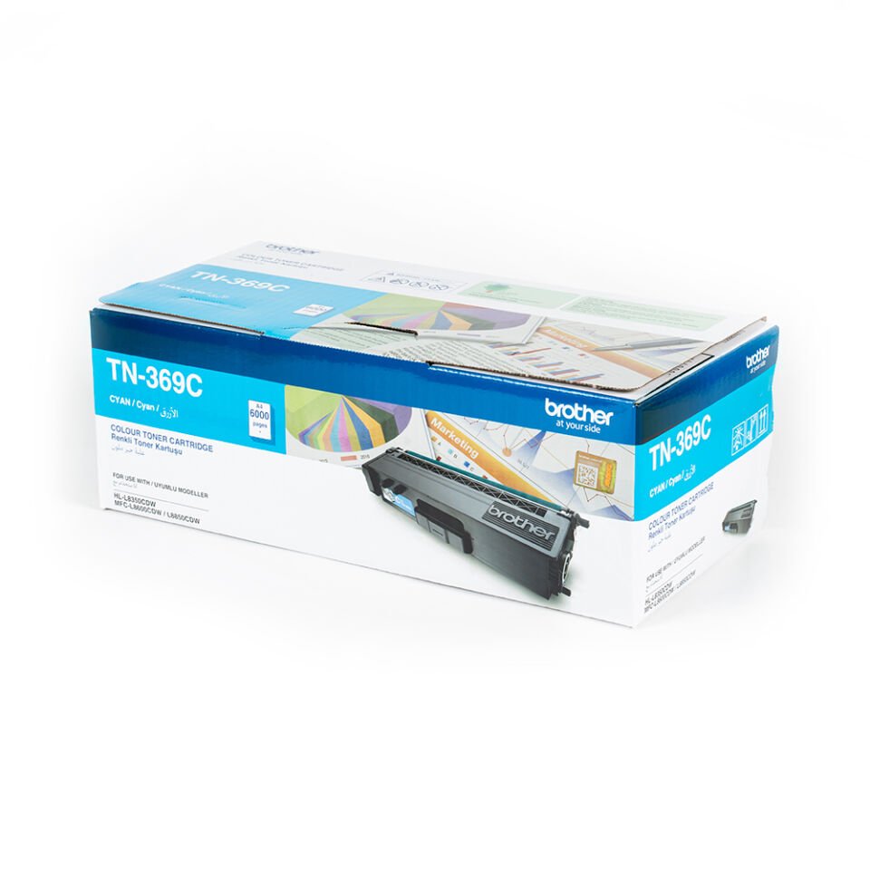 Brother TN-369C 6000 Sayfa Kapasiteli Mavi Toner