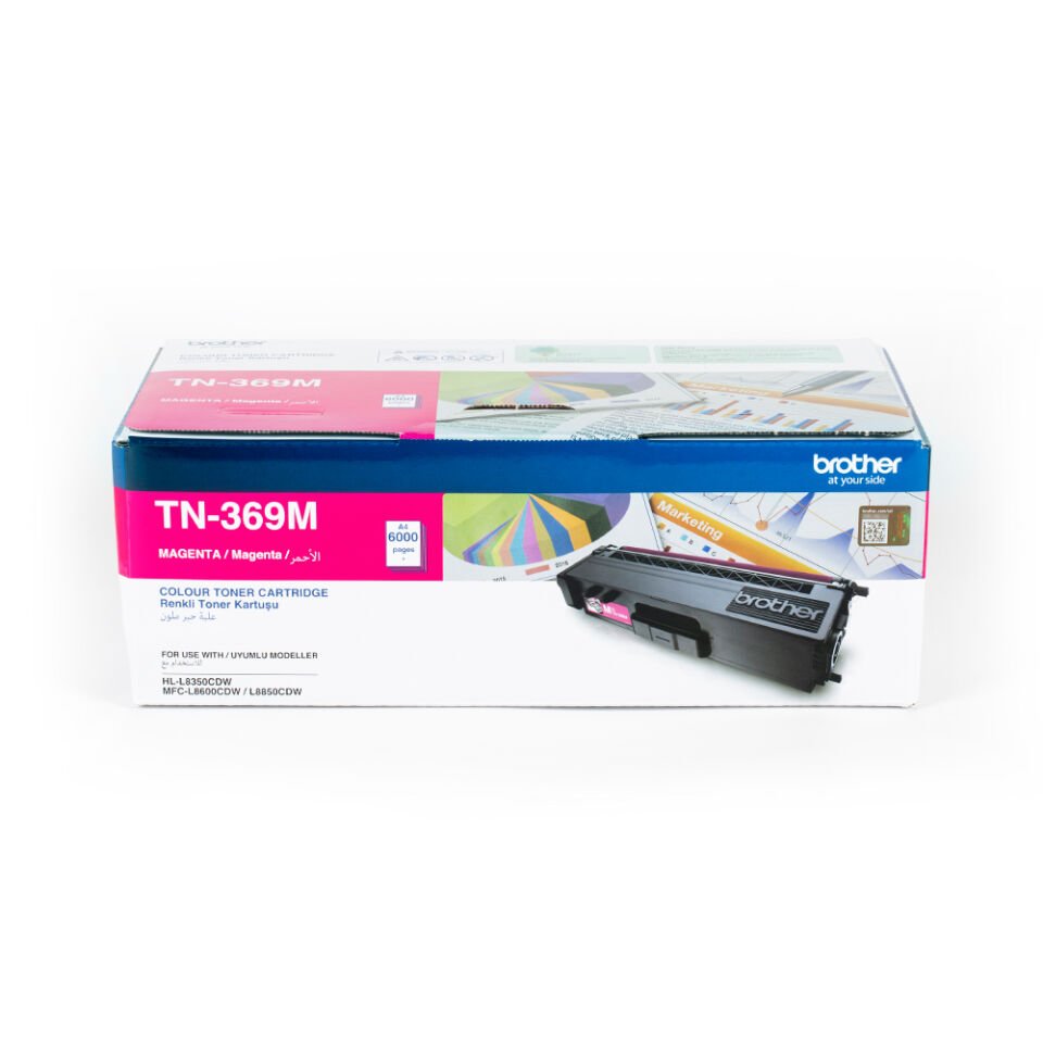 Brother TN-369M 6000 Sayfa Kapasiteli Kırmızı Toner