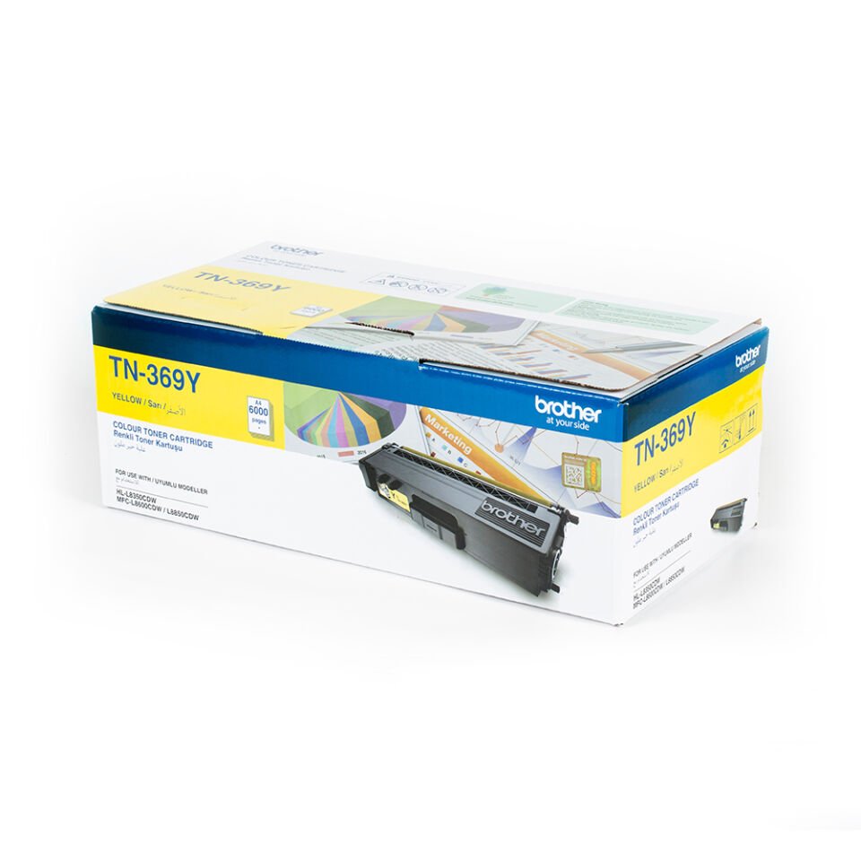 Brother TN-369Y 6000 Sayfa Kapasiteli Sarı Toner