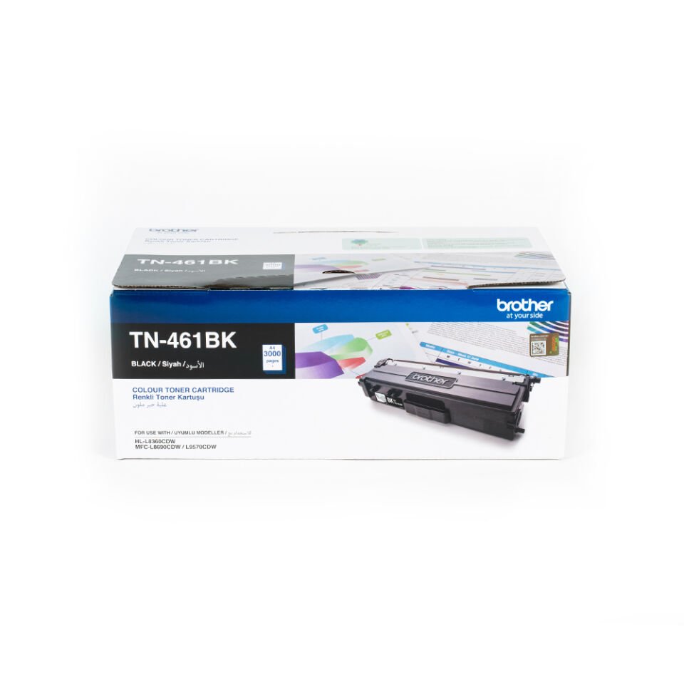 Brother TN-461BK 3000 Sayfa Kapasiteli Siyah Toner