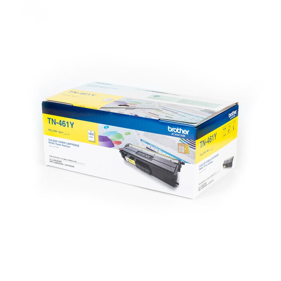 Brother TN-461Y 1800 Sayfa Kapasiteli Sarı Toner