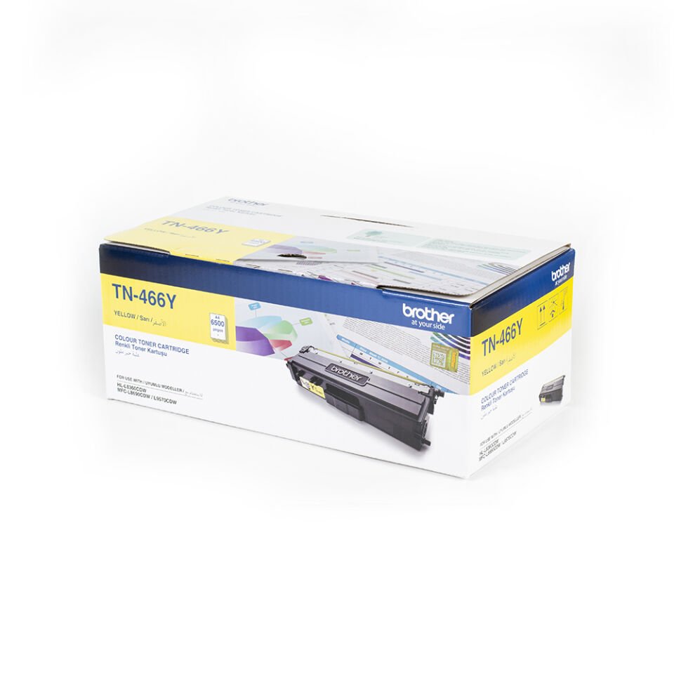 Brother TN-466Y 6500 Sayfa Kapasiteli Sarı Toner