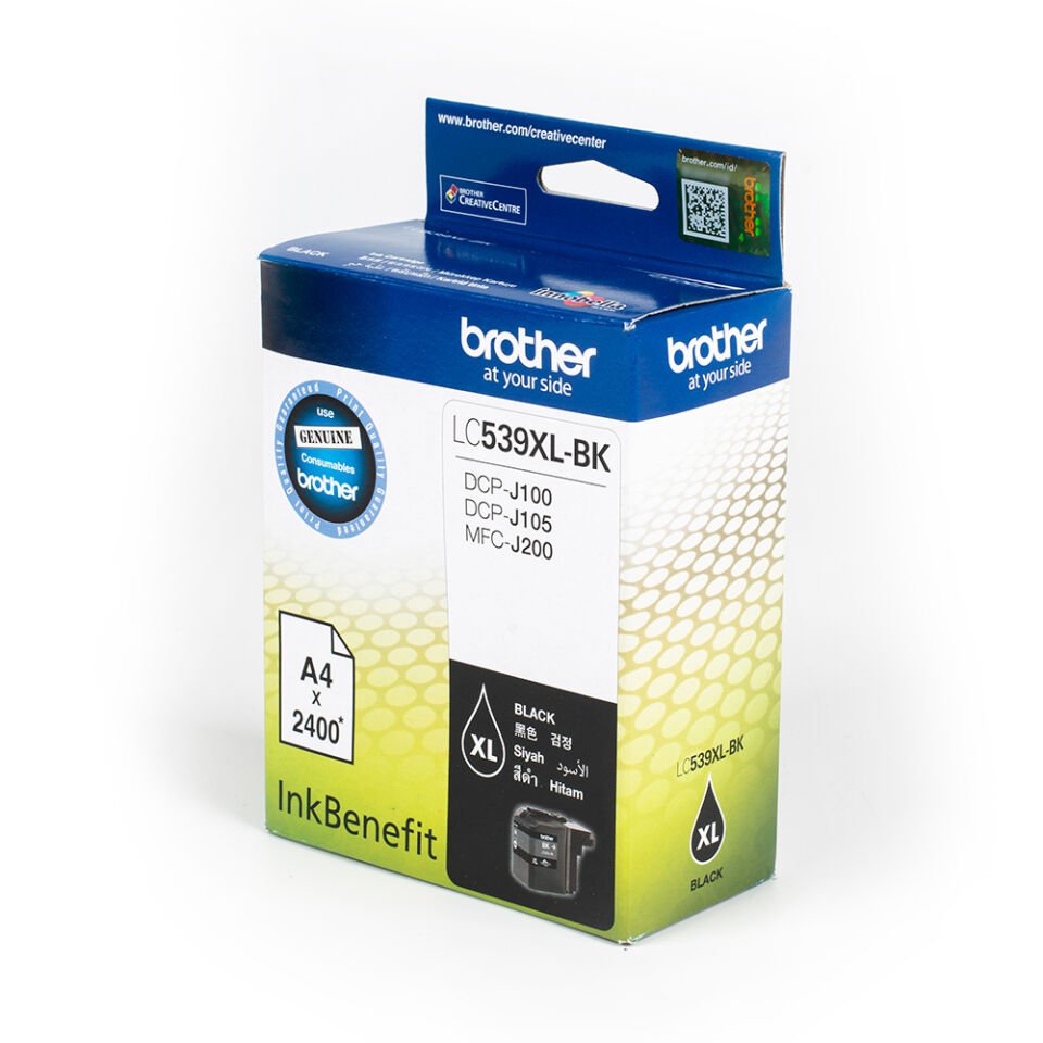 Brother LC539XLBK 2400 Sayfa Kapasiteli Siyah Kartuş