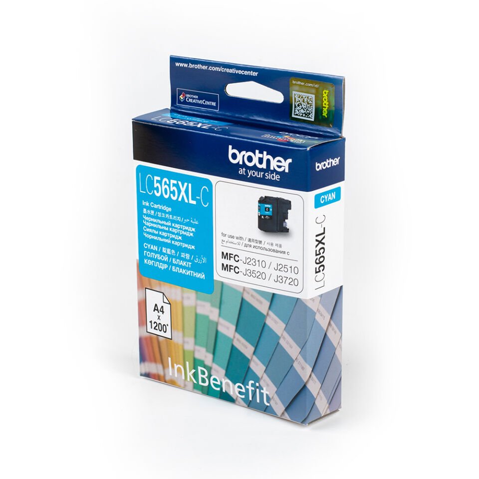 Brother LC565XLC 1200 Sayfa Kapasiteli Mavi Kartuş