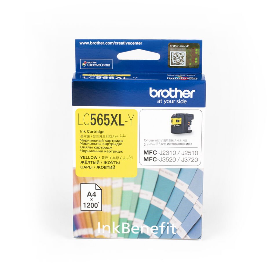 Brother LC565XLY 1200 Sayfa Kapasiteli Sarı Kartuş