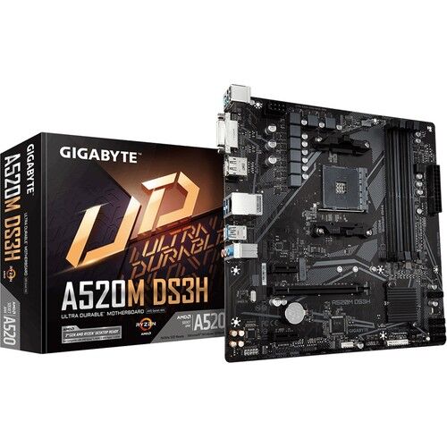 Gigabyte A520M-DS3H 4733MHz DDR4 Soket AM4 mATX Anakart