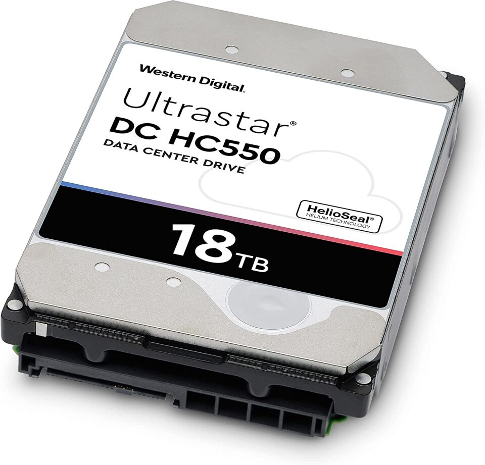Wd Ultrastar 3.5 inc 18TB 7200RPM 512MB HC550 0F38459 WUH721818ALE6L4  Sabit Disk(5 Yıl Garantili)